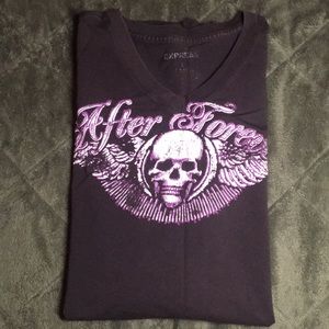SHORT SLEVE SKULL SHIRT S